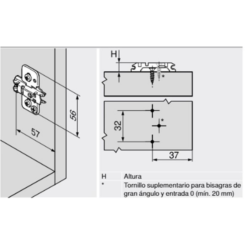 BASE CLIP CRUZ 173H7100