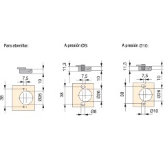 BISAGRA 26 CODO C10