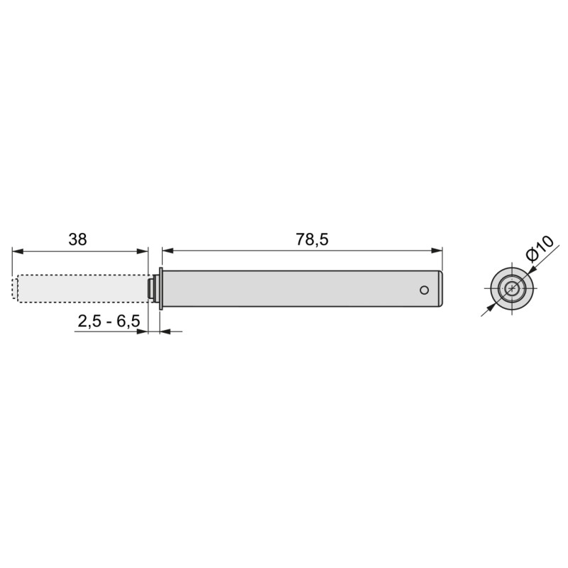 CIERRE LATCH 80MM Ø10