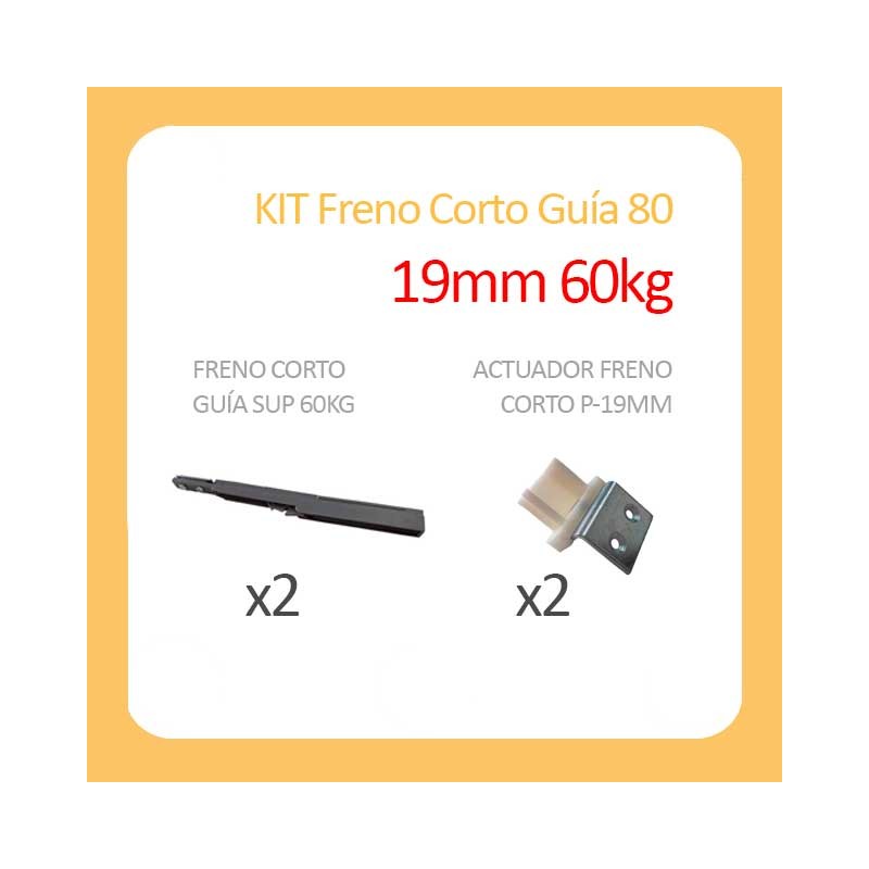 KIT FRENO CORTO GUIA 80