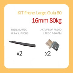 KIT FRENO CORTO GUIA 80