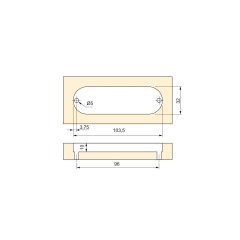 TIRAD PARMA 96MM CR BR 9291611