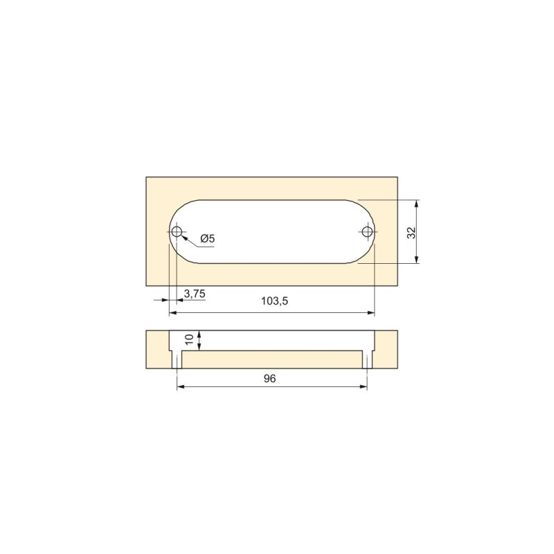 TIRAD PARMA 96MM CR BR 9291611