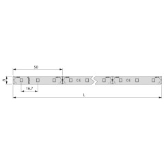 ROLLO LYNX-P 14,4W/M BLANCO FRIO IP20 (12V DC) 5M 5209620