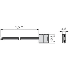 CABLE P/APLIQUE LYNX 8MM 1,5M 7015417