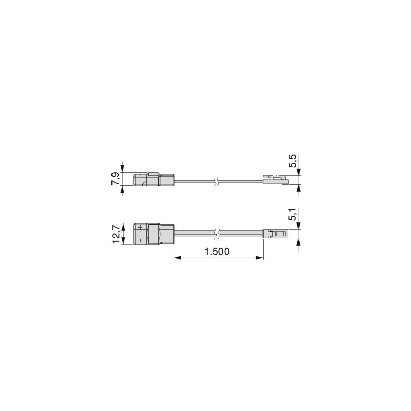 CABLE H P/LYNX 8MM 24V DC 5204820