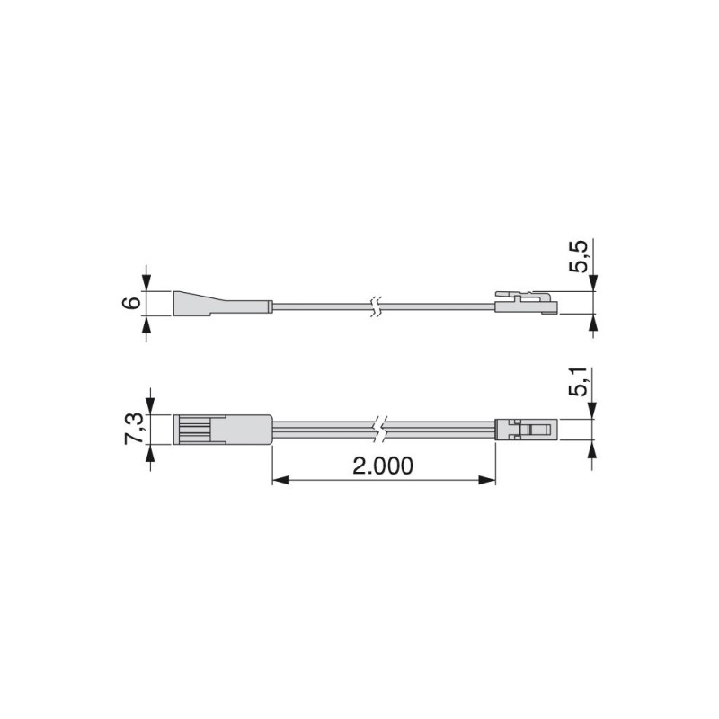 CABLE PROL 2MT 24V 5204920