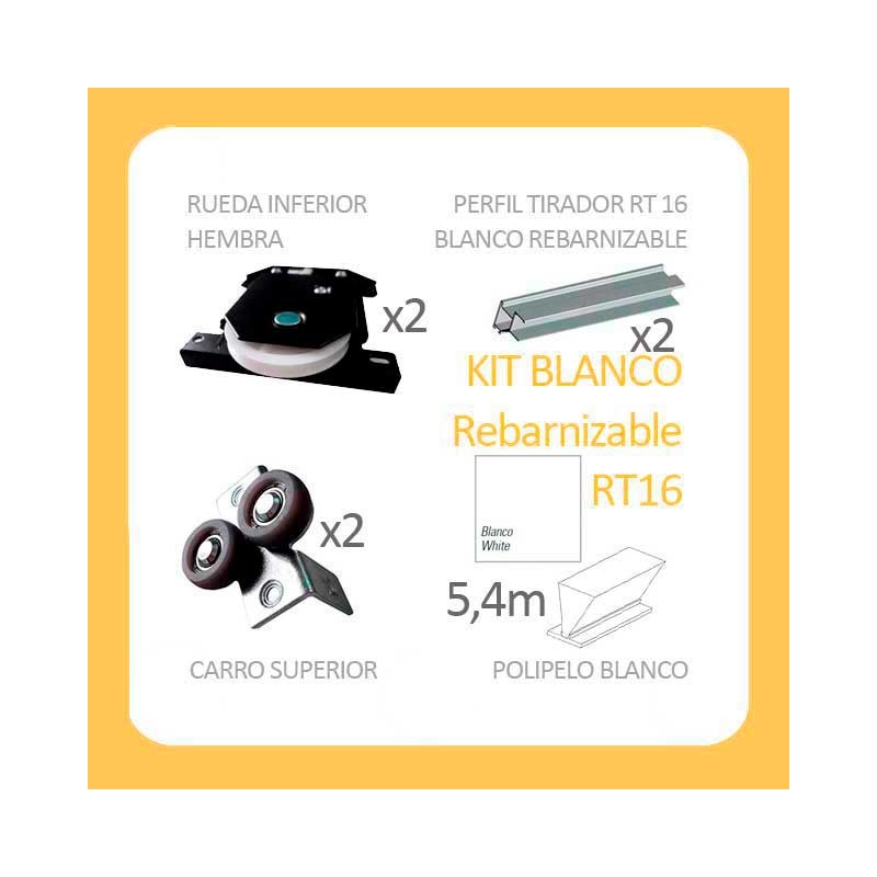 KIT PUERTA TIRADOR RT 16