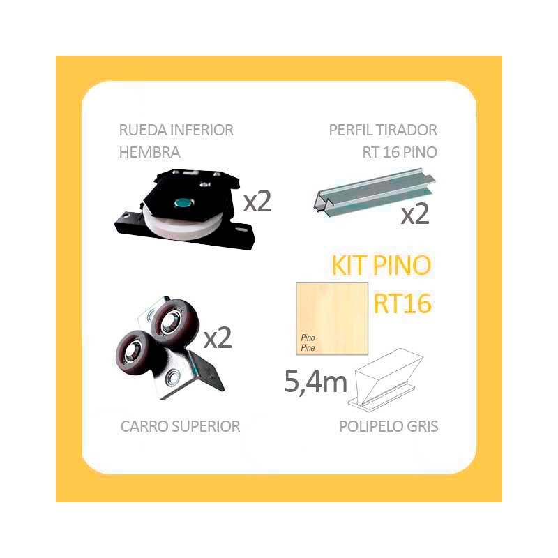 KIT PUERTA TIRADOR RT 16