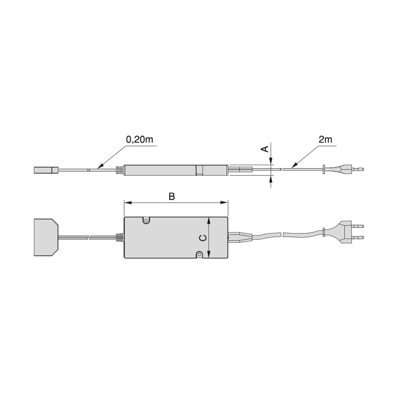 CONVERTIDOR LED CABL 50W