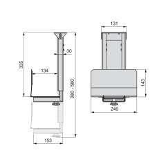 PORTA-CPU VERTICAL GR RAL 9006 6216925