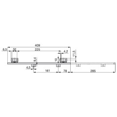 GUIA PORTATECLADO 400 MM. NE REG 4193409