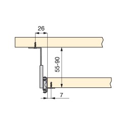 GUIA PORTATECLADO 400 MM. NE REG 4193409