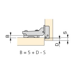 BISAGRA X91N 35 CLIP CODO MNI T48 1040907