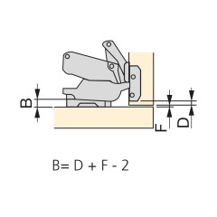 BISAGRA X91 SOFT 35 SCODO MNI T48 165º 1043007