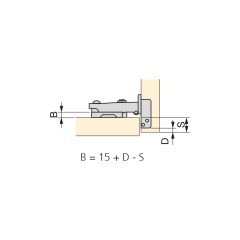 BISAGRA X91N 35 RECT S/MUELLE T48 100 1044007