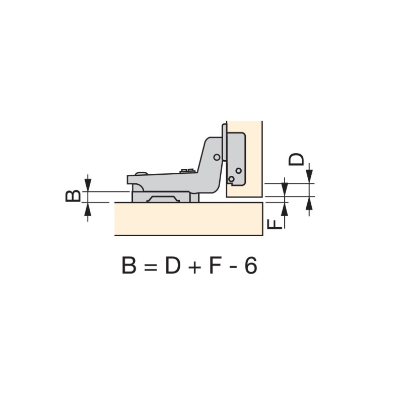 BISAGRA 35 DOBLE PUERTA C95 M/TOR 1237007