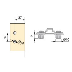 BASE C10 CRUZ H1T 30 D10 1256907