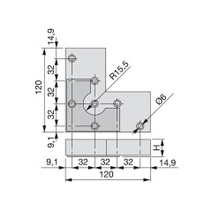 PIE ALUMIX8 H12X120 CR 3118811