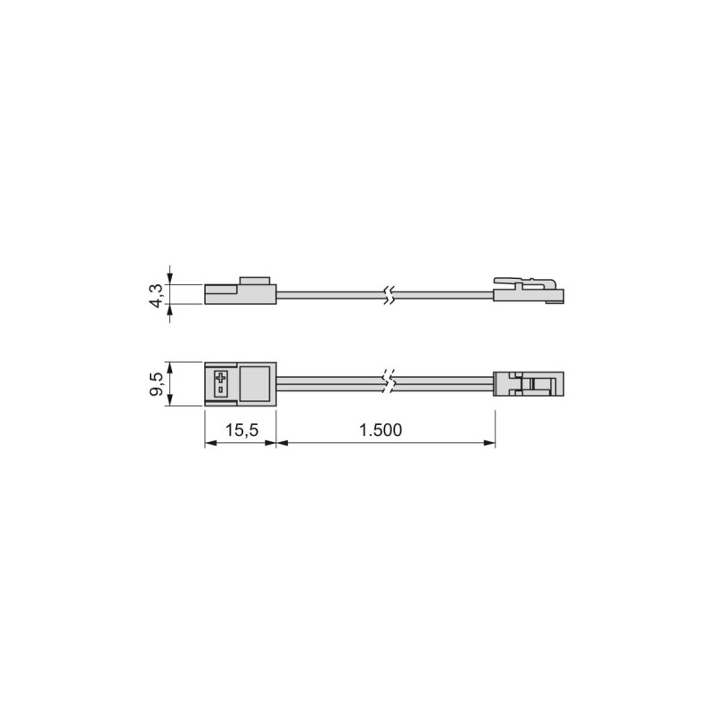 CABLE LED LYNX S 8MM (24V) 5206720