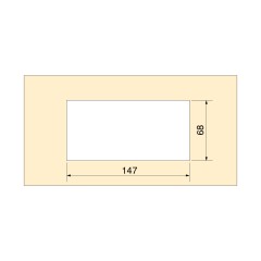 PASACABLES QUADRUM 160X80