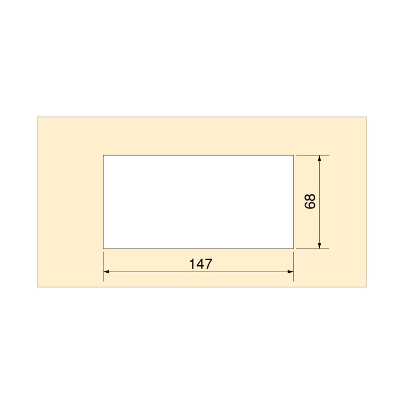 PASACABLES QUADRUM 160X80