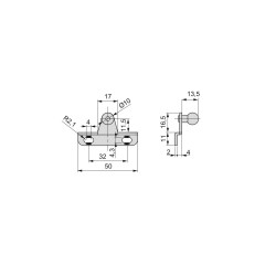 ENGANCHE RECT PUER AL P/PIS NI 1232407