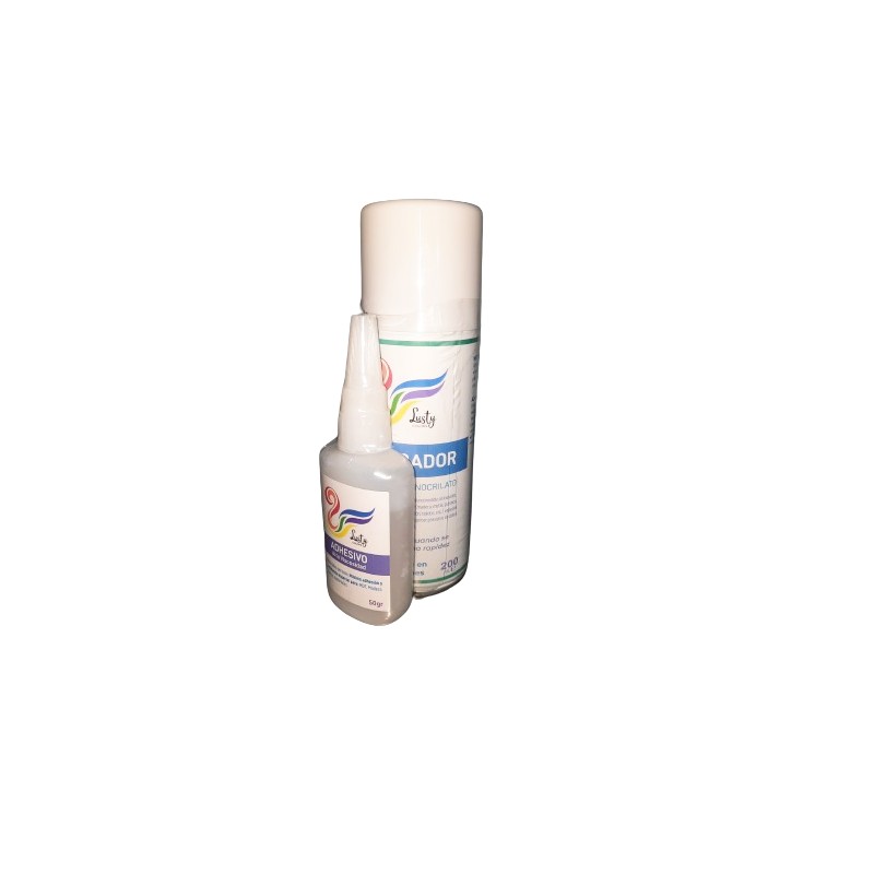 KIT CIANOCRILATO 50 GR + ACTIVADOR 200 ML