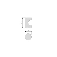 TIRAD PANAMA D20X25 NI SAT 9291951