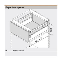 CAJON ANTARO FONDO 500 GRIS ALT.199 BTION 379M50M0SAT