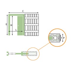 ESTRUCTURA PUERTA BK-10 CARTON YESO