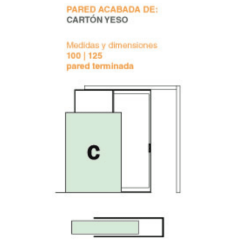 ESTRUCTURA PUERTA BK-10 CARTON YESO