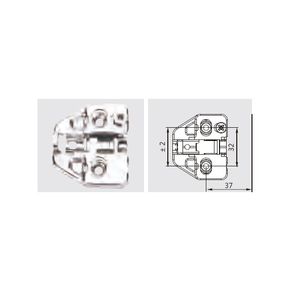 BASE CRUZ C/R EXC P/ BIS 155° H9 CODO