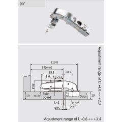 BISAGRA PIVOT-PRO C80 90° SOFT Ø35