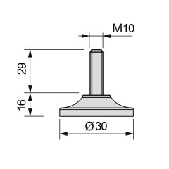 REGULADOR D30 M10 CON EMBELLECEDOR