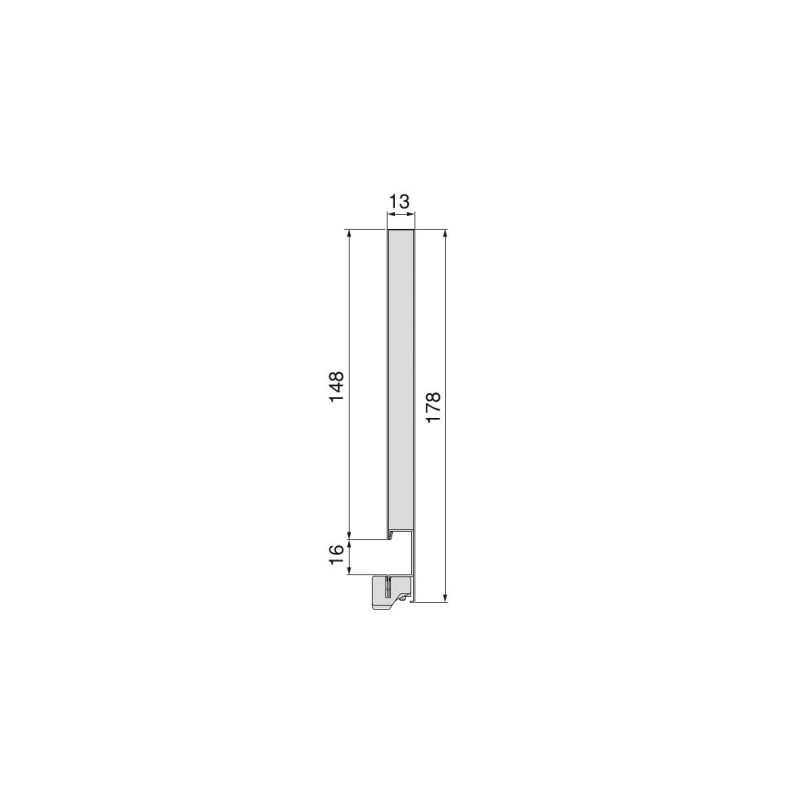 CAJÓN EXTERIOR VERTEX 40KG PUSH SINCRO2 ALTURA 178