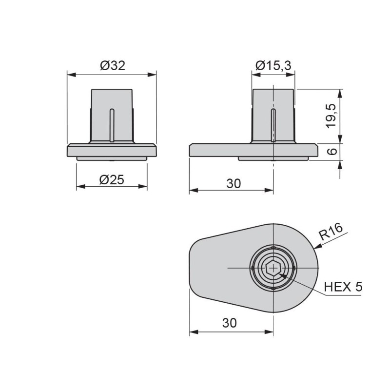 NIVELADOR GIOTTO D15XH20 ZAM NAT 4007801