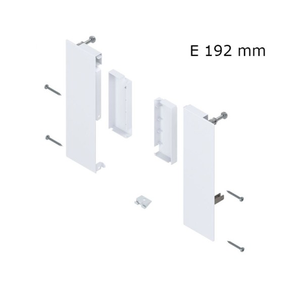 FIJACION FRONTAL MVX CAJON INTERIOR BLANCO