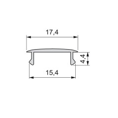 PERFIL DIFUSOR CURVO LYNX BL