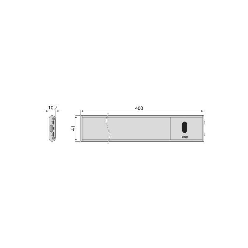 APLIQUE KAUS PROX 600MM 3W