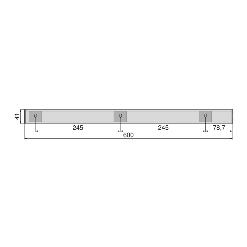 APLIQUE LED RECARGABLE KAUS LONG