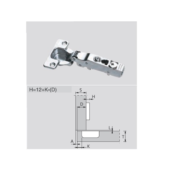 BISAGRA PIVOT-PRO C80 D35 RECTA SIN MUELLE  M/TOR