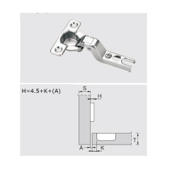 BISAGRA C16 DIAM.26 SUPERCODO C-18 M/TOR