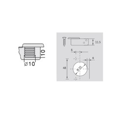 BISAGRA PIVOT-PRO C85 SOFT D35 CODO