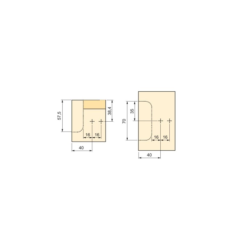 SOPORTE PER GOLA-E C/TOR M4 GALV 8923505