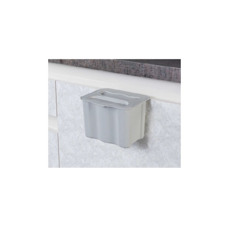 CONTENEDOR BASURA ENCIMERA GRIS 5L S-2575