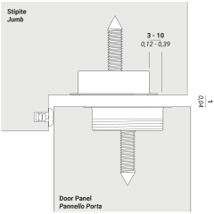 CIERRAPUERTAS MAGNETICO STOPPINO