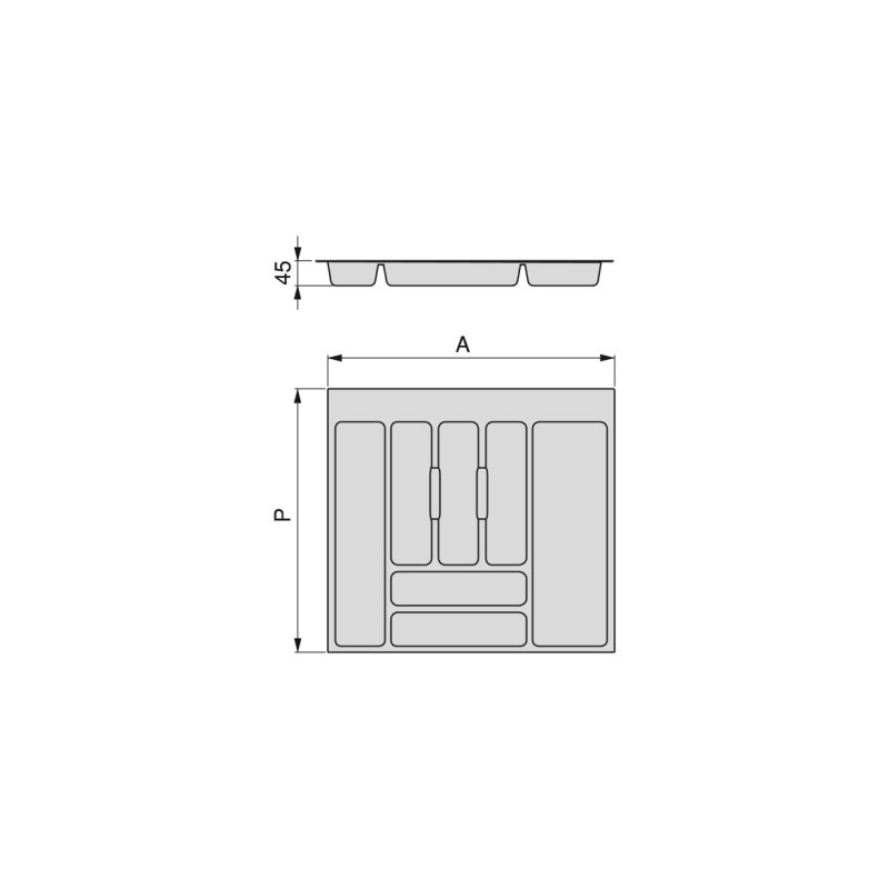 CUBERTERO OPTIMA VERTEX, SLIM (GRIS ANTRACITA)