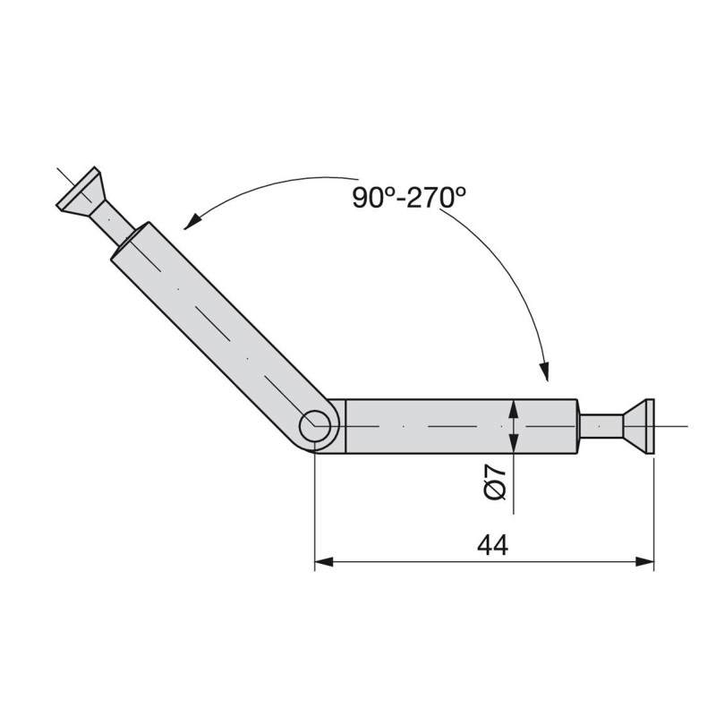 ENG DOBLE ART D7 44X44 ZINC 8044505