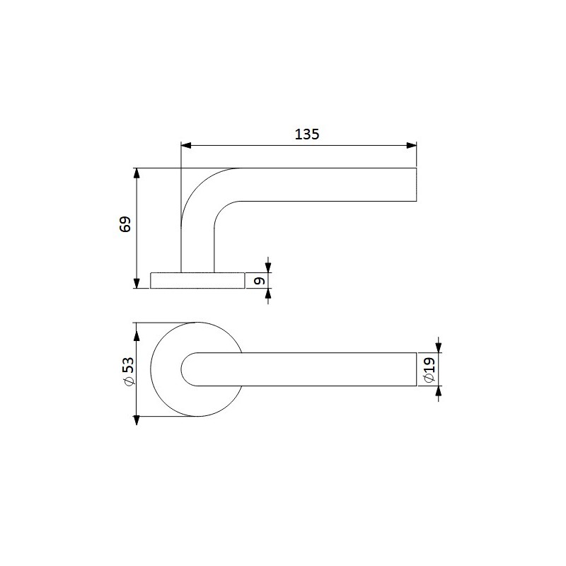 ROSETA D.53 L INOX  JG 7020151